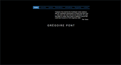 Desktop Screenshot of gregoirepont.com